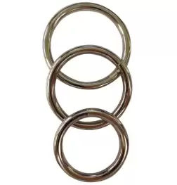 Sportsheets Metal O-Ring 3 Pack