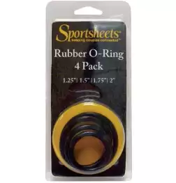 Sportsheets Rubber O-Ring 4 Pack