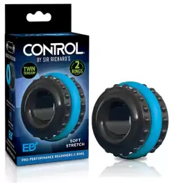 SR Pro Performance Beginner Stretchy Cock Ring - Blue