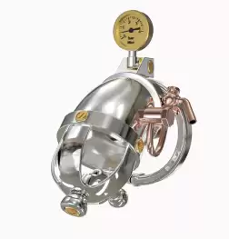 Steampunk Male Chastity Device Cock Cage