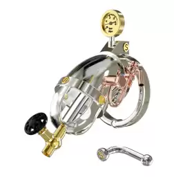 Steampunk Male Chastity Device Cock Cage