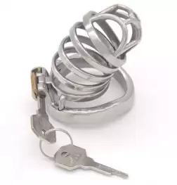 Rhombic Bend Male Chastity Cock Cage