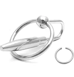 Urethral Stretching Penis Plug & Glans Ring