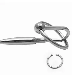 Urethral Stretching Penis Plug & Glans Ring