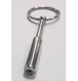 UTube Slender Two Stage Penis Plug with Ring