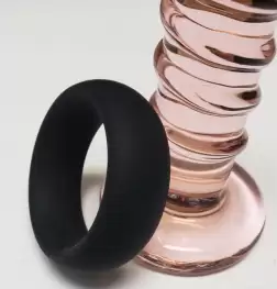 Wide Silicone Donut Cock Ring - 1.5 Inch