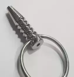 Ynaija Ribbed Metal Penis Plug With O-Ring