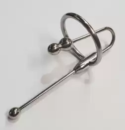 Double Up Steel Penis Plug & Ring