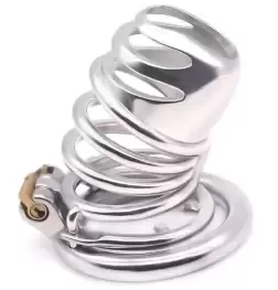 Gourdie Steel Cock Cage With Anti-falling Ring