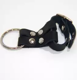 Leather and Metal Cock Ring