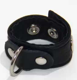 Strappy Cock Ring Leather 2 Speed