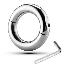 Loopy Smooth Steel Cock Ring