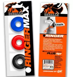 Oxballs Ringer Max 3 Pc Mens Cockring Set