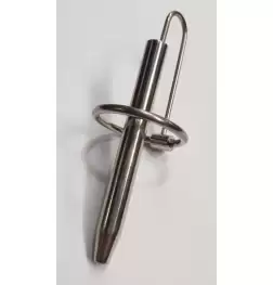 Pierceless Steel Princes Wand and Glans Ring