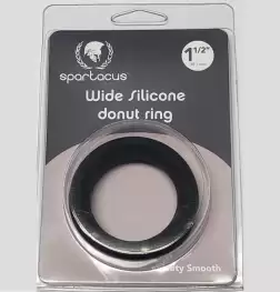 Wide Silicone Donut Cock Ring - 1.5 Inch